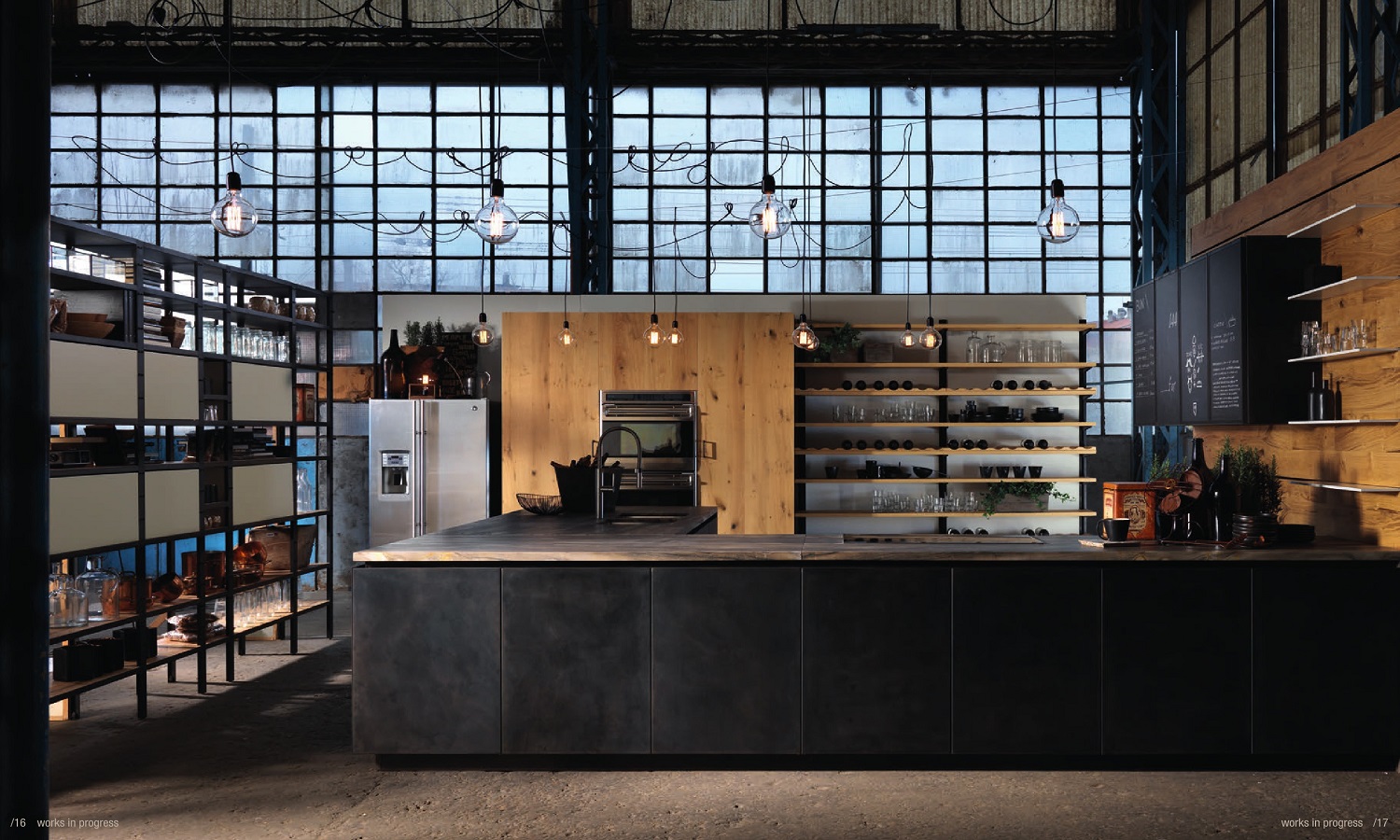 Factory kitchen by Aster Cucine